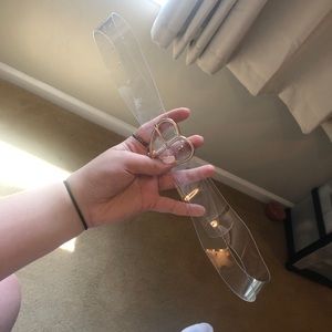 clear heart belt